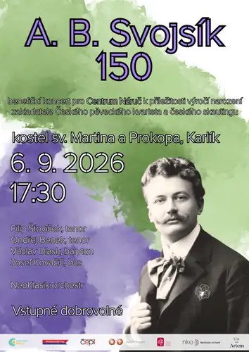 А. Б. Войсик 150 - концерт к 150-летию со дня рождения основателя чешского скаутизма и Чешского певческого квартета