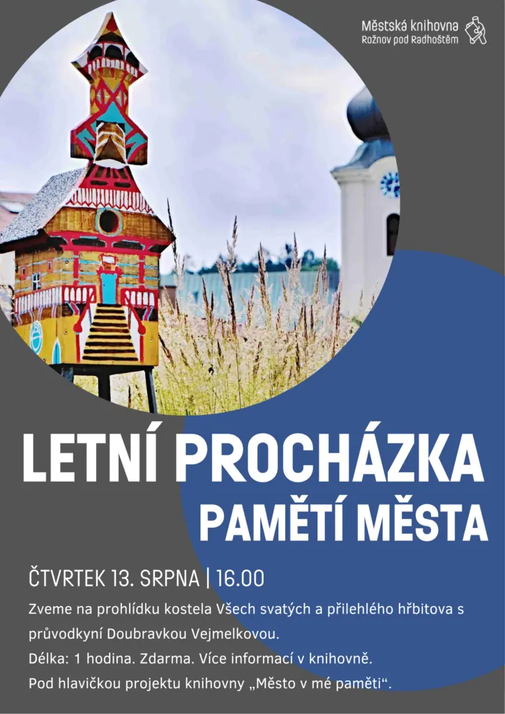 Летние прогулки памяти города - история церкви Всех святых в Рожнове под Радгоштем — Městský park, Rožnov pod Radhoštěm