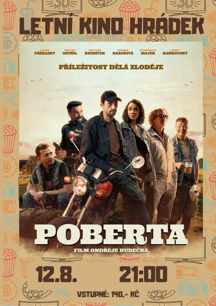 Poberta — Kulturní dům Hrádek u Rokycan, Hrádek