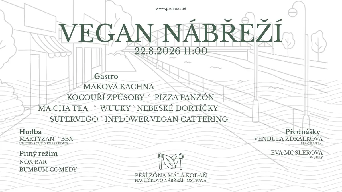VEGAN NÁBŘEŽÍ 2026 — Kulturzentrum Provoz, Ostrau