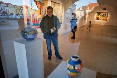 Vernisáž - Marie Ladrová — Galerie Josefa Lieslera, Kadaň