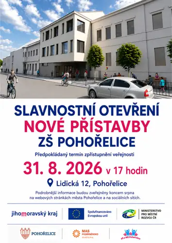 Ceremonial Opening of New School Extension in Pohořelice