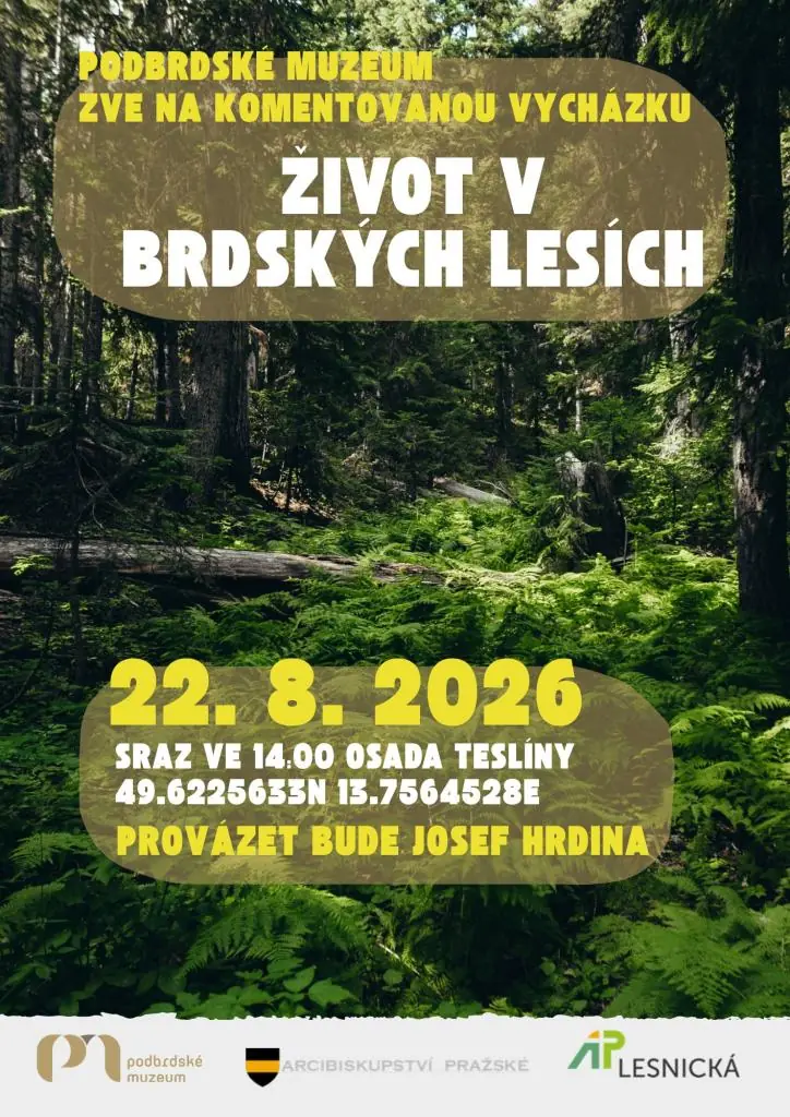 Komentovaná vycházka Život v brdských lesích — Městské kulturní středisko, Rožmitál pod Třemšínem
