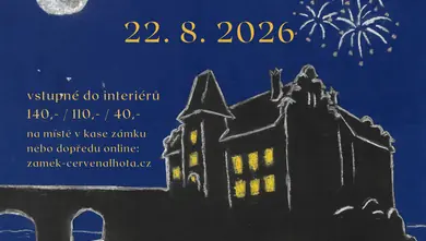 Hradozámecká noc na Červené Lhotě — Státní zámek Červená Lhota, Kardašova Řečice