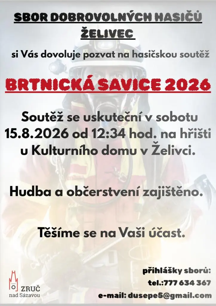 Brtnická savice 2026 — Zručský dvůr, Zruč nad Sázavou