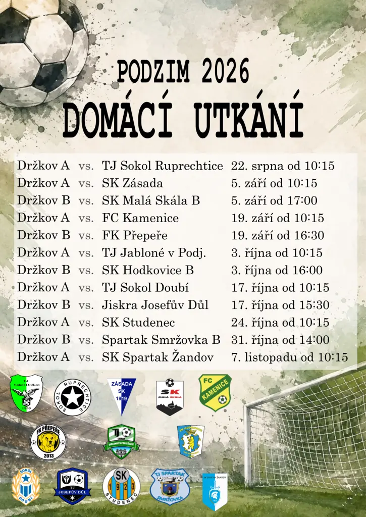 Fotbal - A tým — KTD Držkov, Držkov