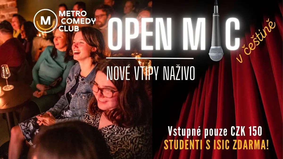 Open Mic v češtině - 10.8. — Praha