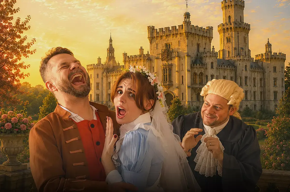Právo první noci – romantická komedie na zámku Hluboká — Kulturní společnost Alta, Hluboká nad Vltavou