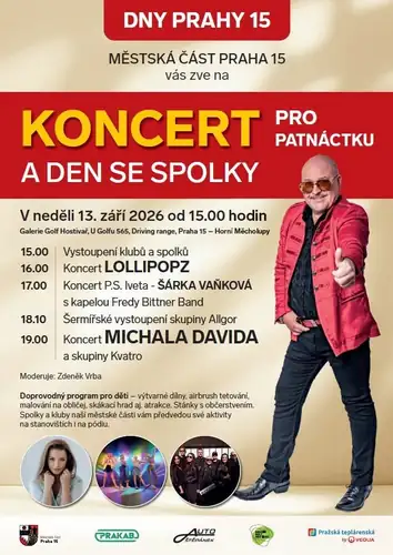 Days of Prague 15 - Concert for District 15 and Community Day