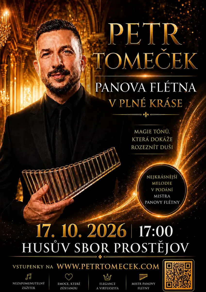 Petr Tomeček / Pan's Flute in Full Glory — Husův sbor, Prostějov