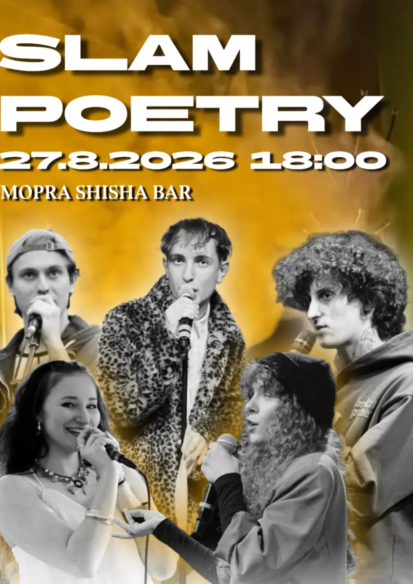 Slam Poetry at Mopra! — Mopra Praha, Prague