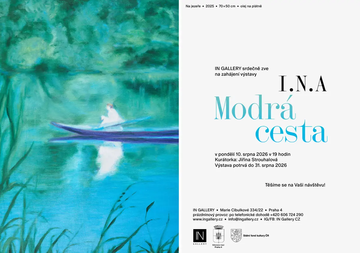 I. N. A - The Blue Path — IN GALLERY, Prague