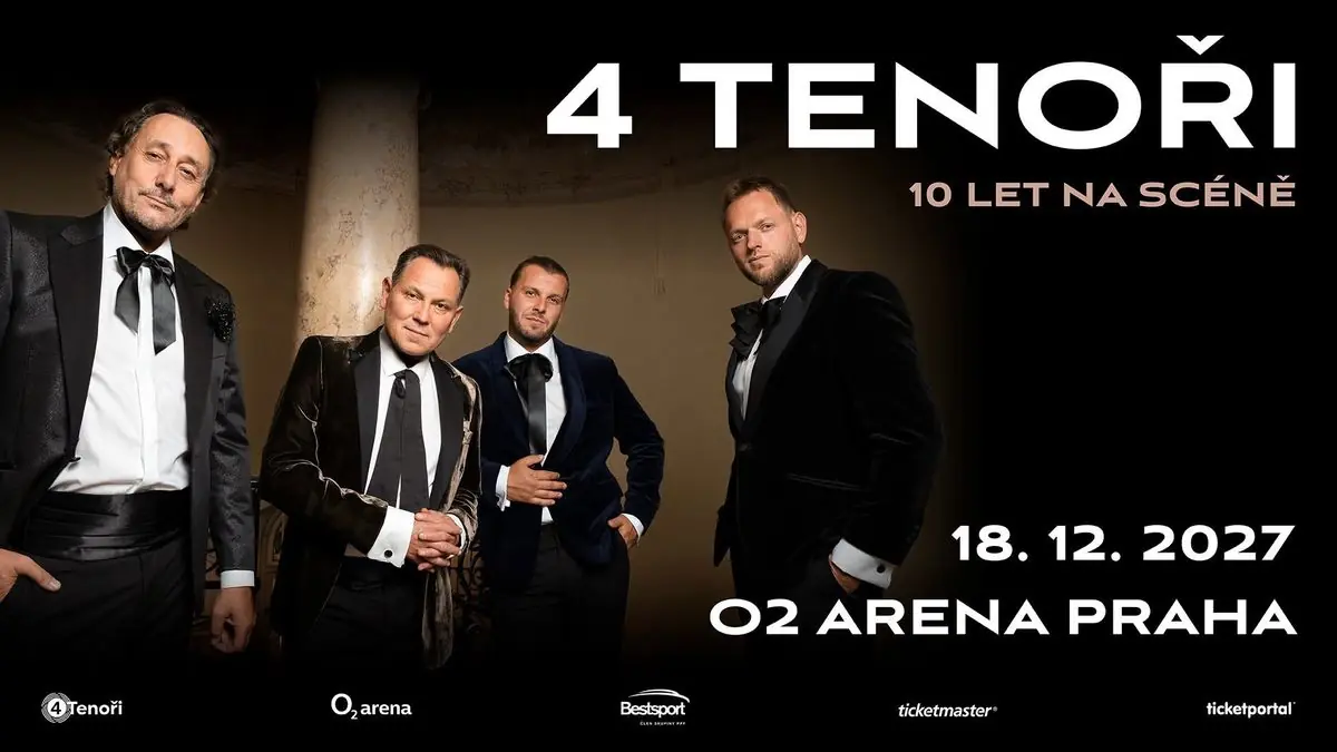 4 Тенора - 10 лет на сцене — O2 arena, Прага