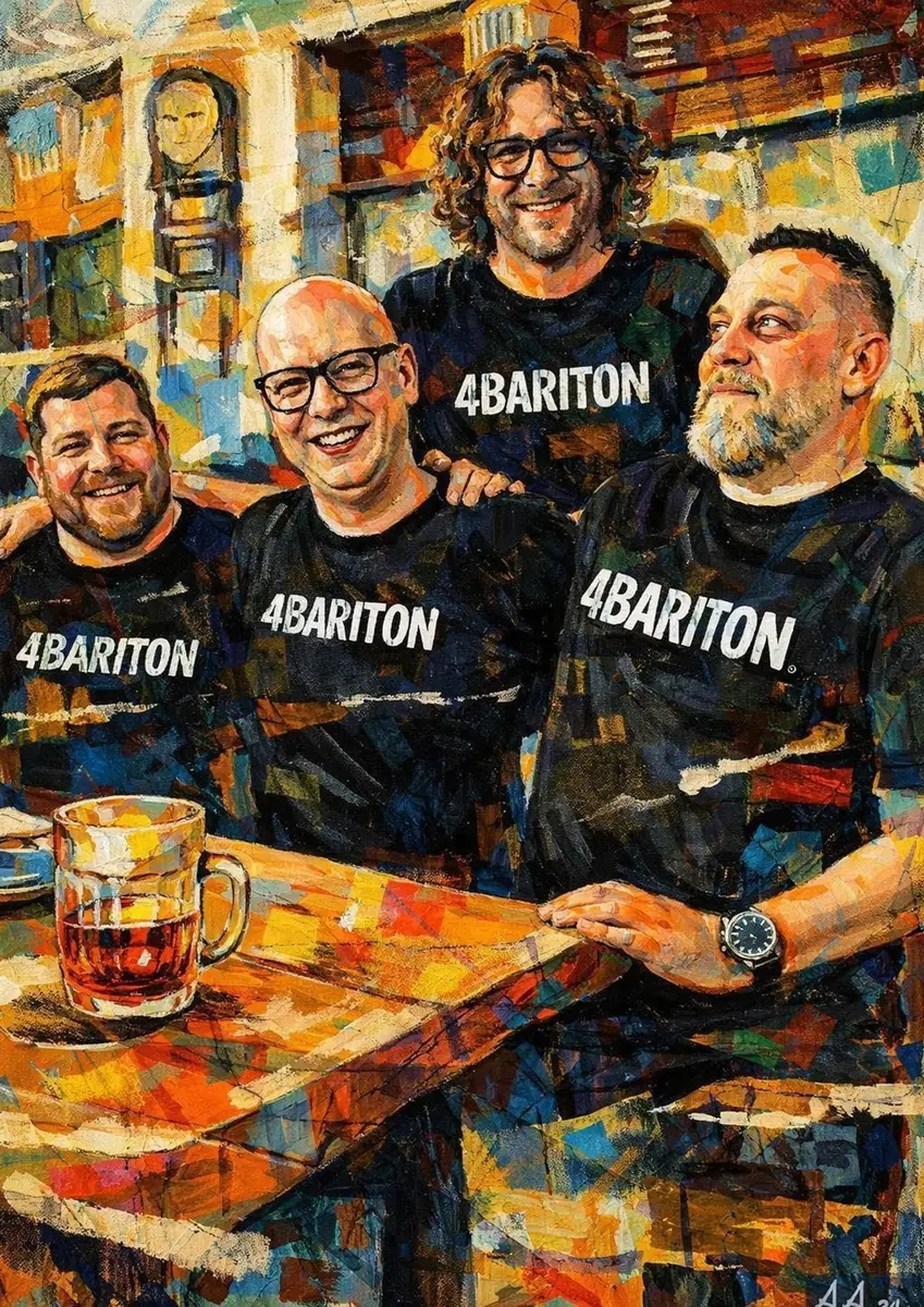 Vojtěch Svatoš and 4Bariton — Restaurace Scéna, Brno