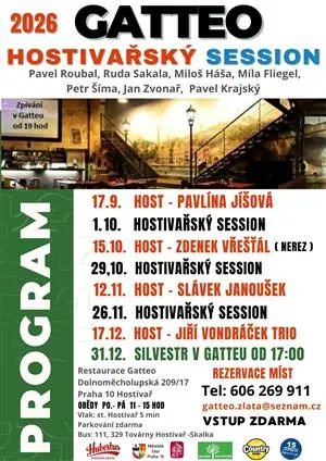 Musical Evenings at Gatteo — Klubová restaurace Gatteo, Prague