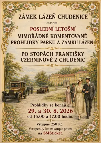 Last Guided Tours of Lázeň Castle and Park This Year