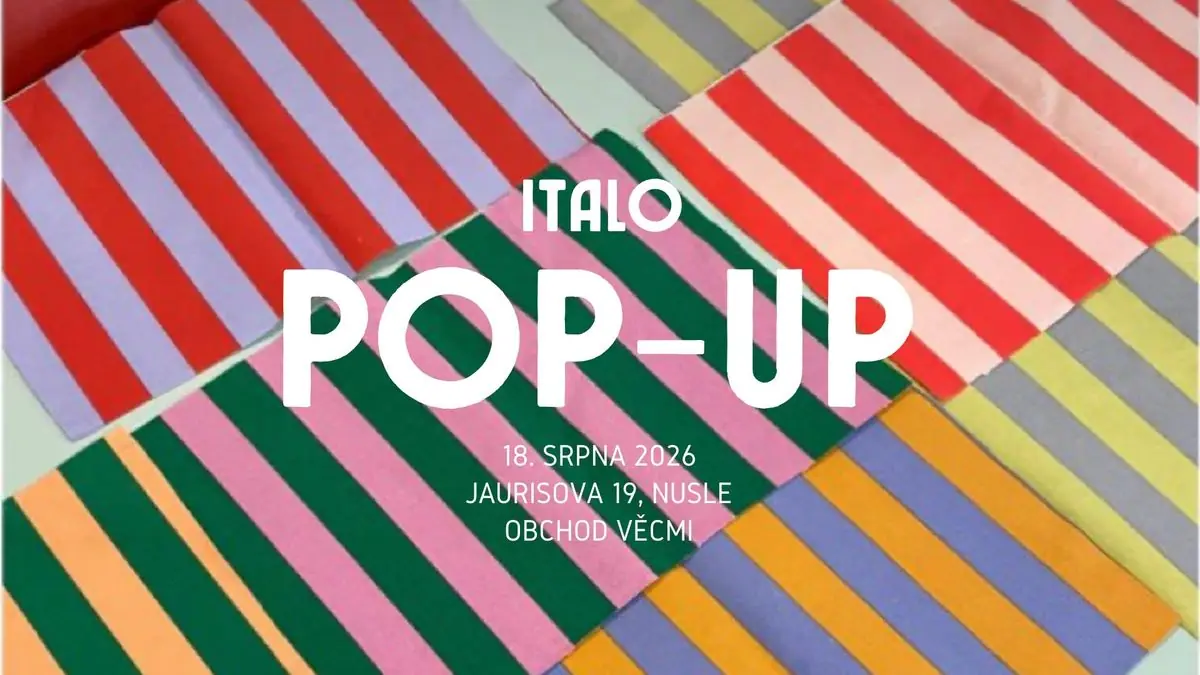 ITALO Pop-Up I 18. 8. I Obchod věcmi — Obchod věcmi, Praha