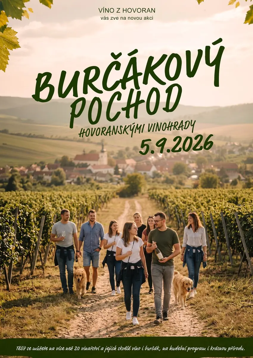 Sturm-Wanderung durch die Weinberge von Hovorany 2026 — Hovoranské louky, Hovorany