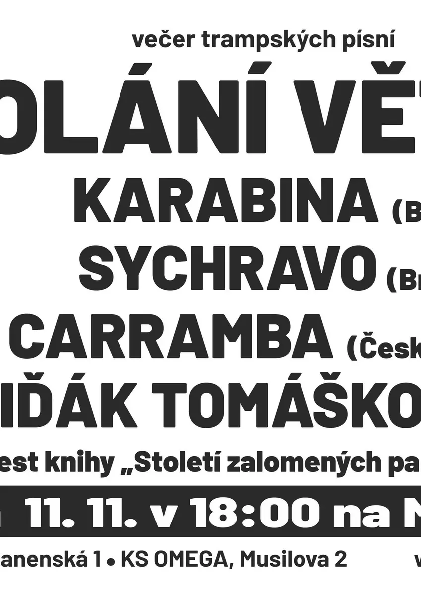 Volání větru — Musilka, Brno