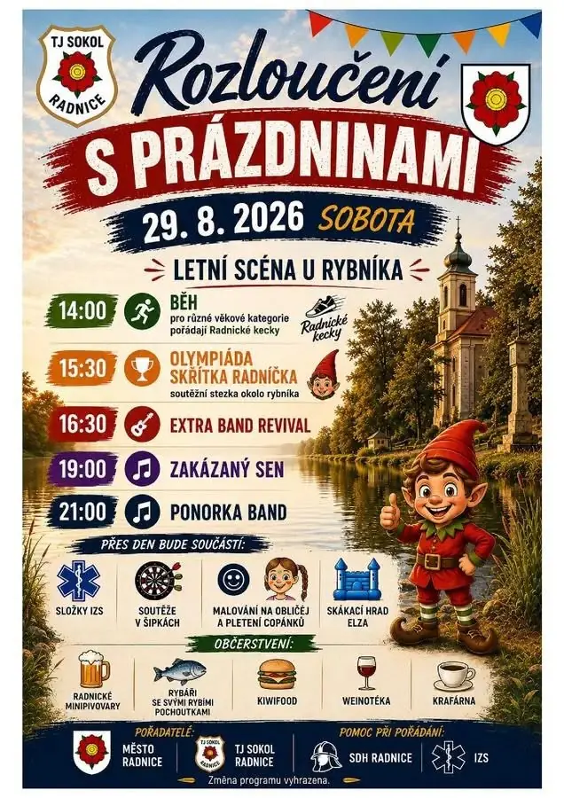 Rozloučení s prázdninami v Radnicích — Radnice, Rokycany