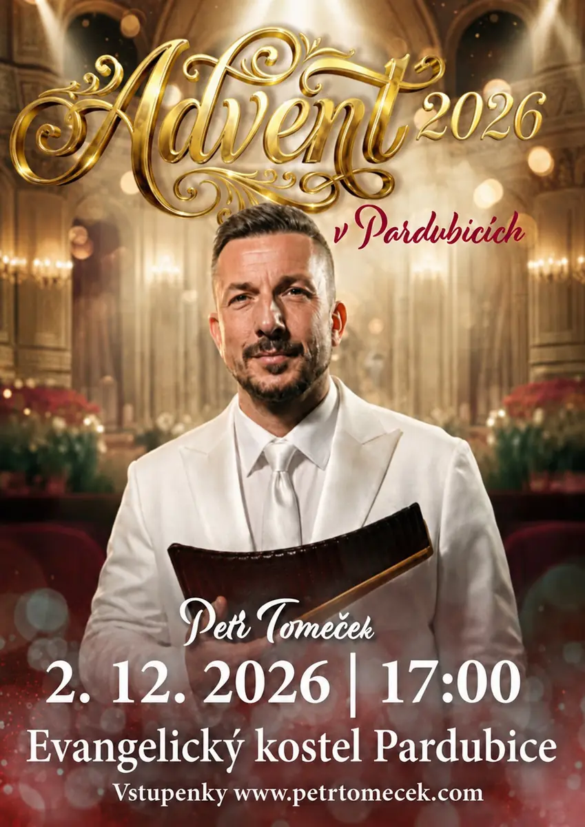 Petr Tomeček / Advent 2026 v Pardubicích — Kostel Českobratrské církve evangelické, Pardubice