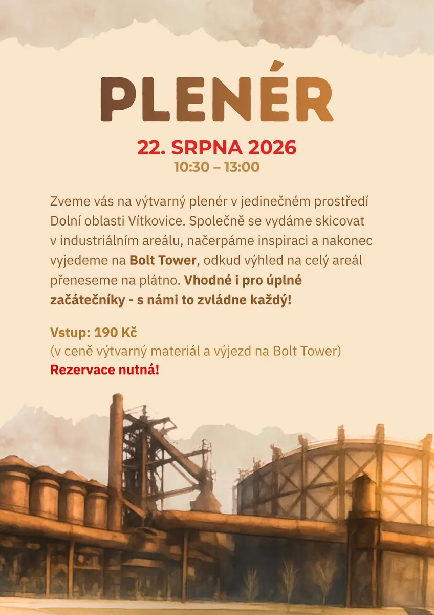 Plenér s výjezdem na Bolt Tower — Multifunkční aula Gong, Ostrava