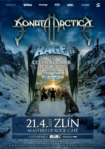 Rage, Sonata Arctica — Masters of Rock Café, Zlín
