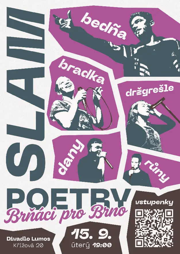 Slam Poetry v Lumosu aneb Brňáci pro Brno — Lumos, Brno