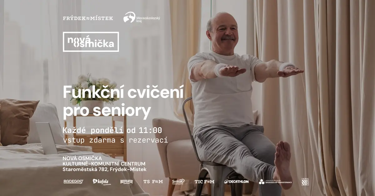 Funkční cvičení pro seniory — Areál textilky Slezan, Frýdek-Místek