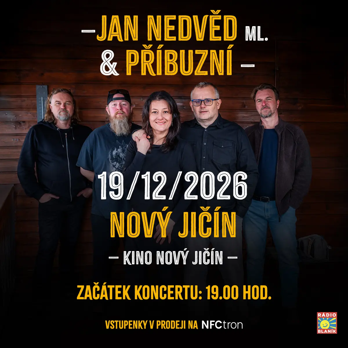 JAN NEDVĚD ml. a PŘÍBUZNÍ — Amfiteátr na Skalkách, Nový Jičín