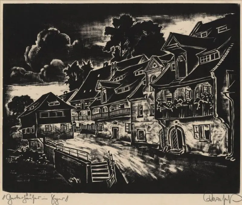 Рудольф Карасек, Уголки Хеба, 1926 — Галерея изобразительного искусства в Хебе, Хеб