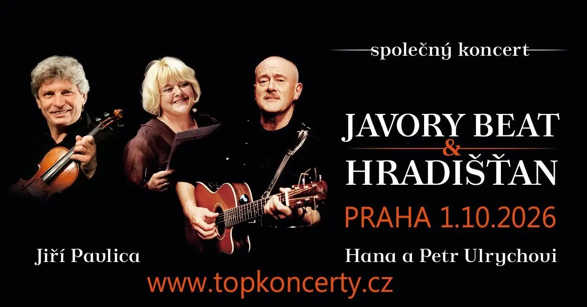 Jiří Pavlica, Hradišťan &amp; Hana a Petr Ulrychovi, Javory Beat — Divadlo Hybernia, Praha