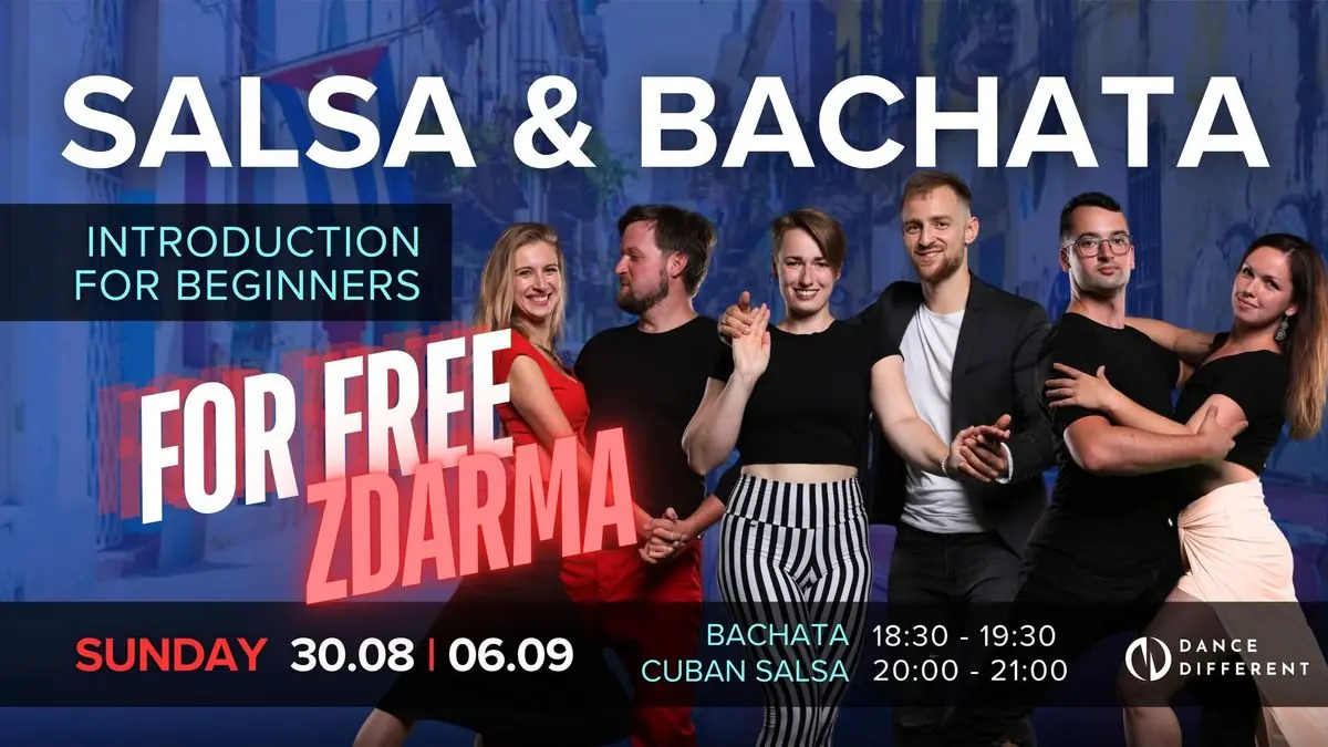 Кубинська сальса та бачата БЕЗКОШТОВНО - введення — Прага