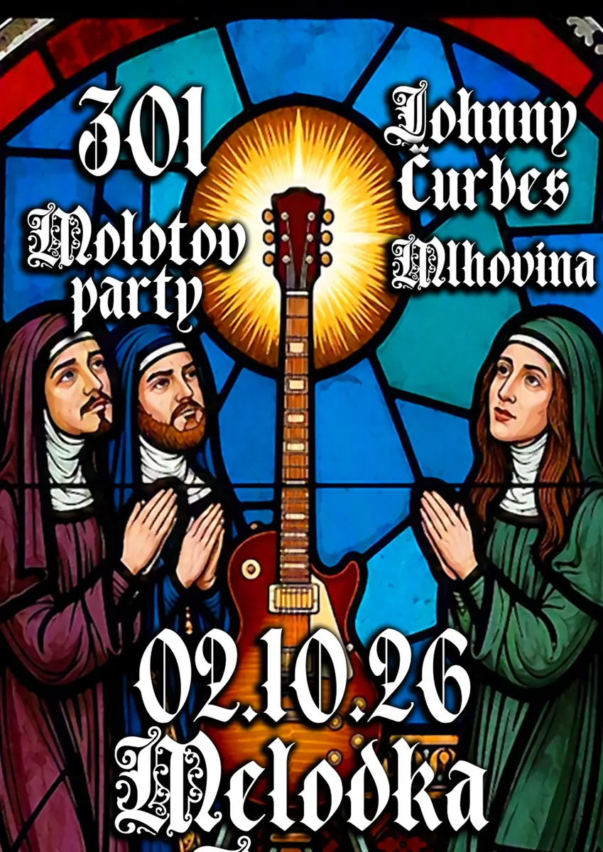 301 + Johnny Čurbes + Molotov Party + Mlhovina na Melodce — Мелодка на Стржелаку, Брно