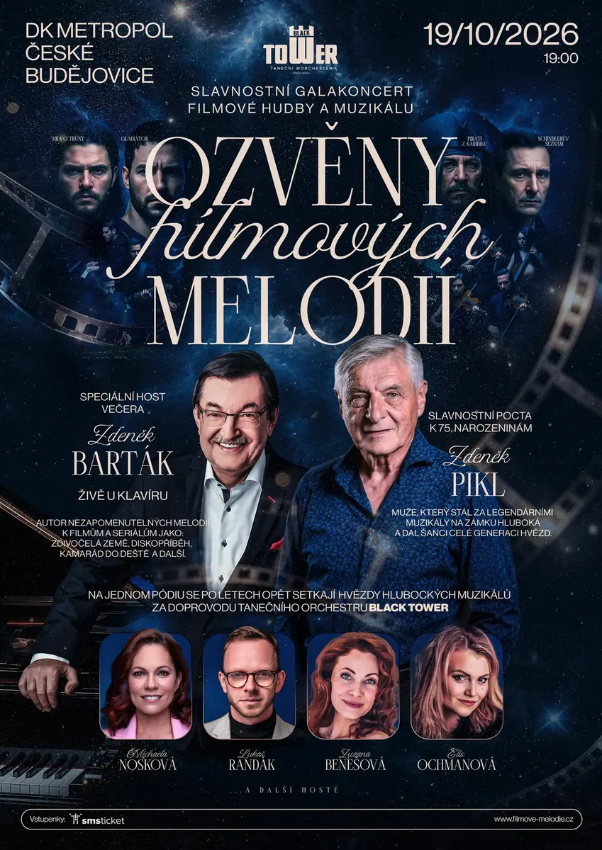 GALAKONZERT - Echos von Filmmelodien — DK Metropol - divadelní sál, Budweis