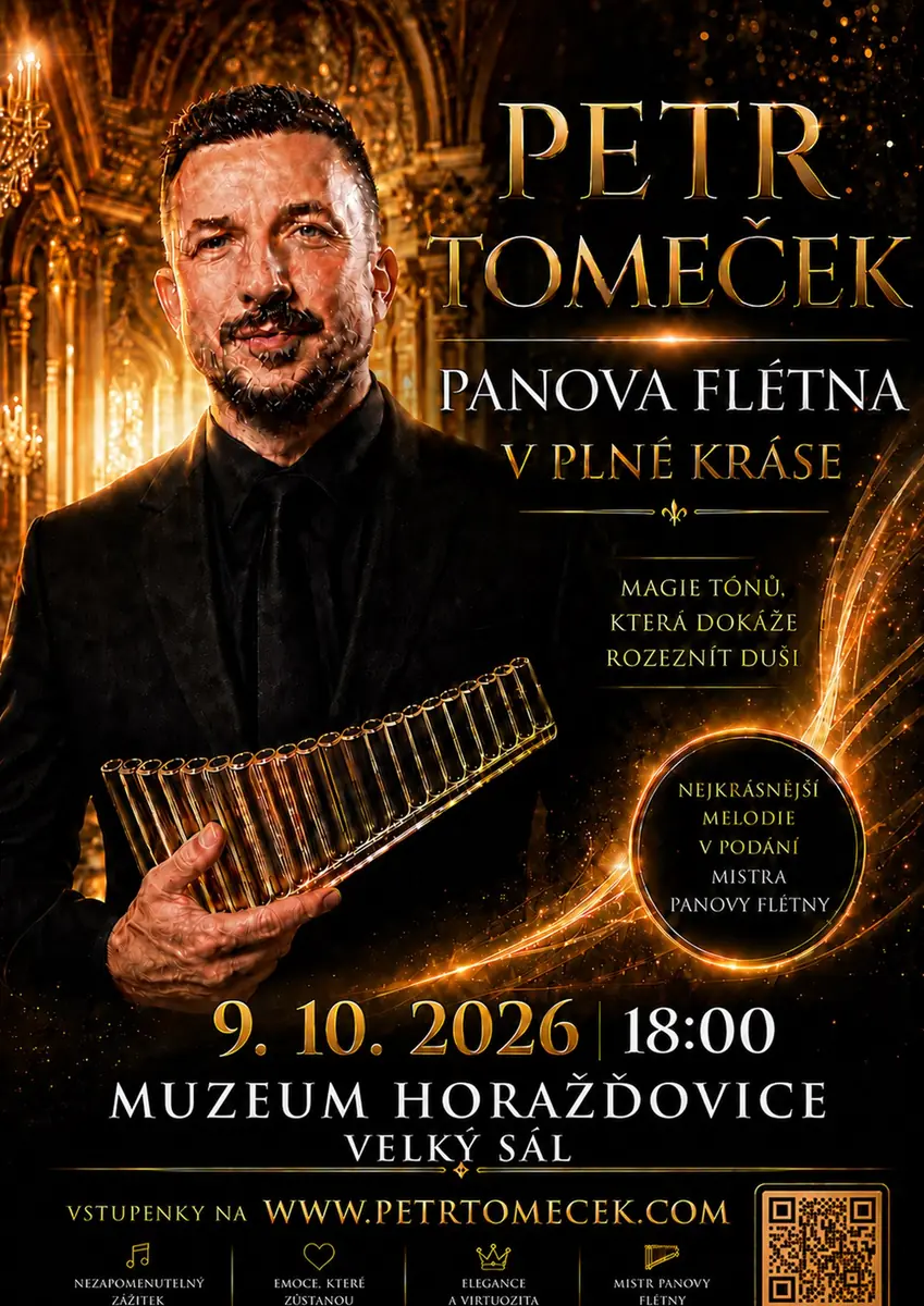 Petr Tomeček / Panflöte in voller Pracht — Velký sál, Muzeum, Horažďovice