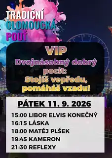 Traditionelles Olomoucer Fest - VIP-Ticket 11. September 2026