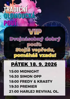 Traditioneller Olomoucer Jahrmarkt - VIP-Ticket 18.9.2026