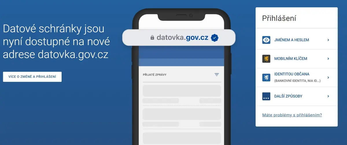Datenschachtel wechselt die Adresse — Radotín / Jižní Město / Malešice, Prag