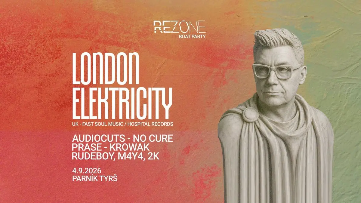 Rezone Boat Party w/ LONDON ELEKTRICITY — Parník Tyrš, Прага