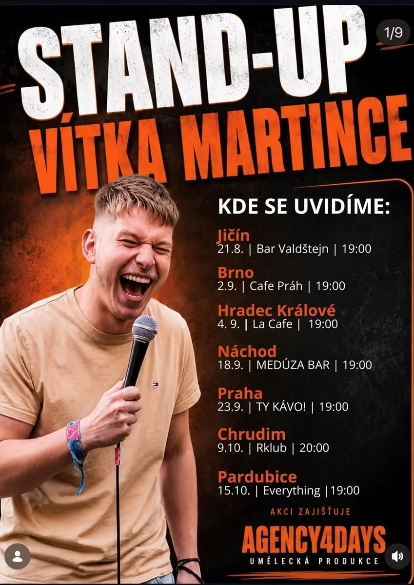 Stand Up - Vítek Martinec - Chrudim — R Klub, Chrudim