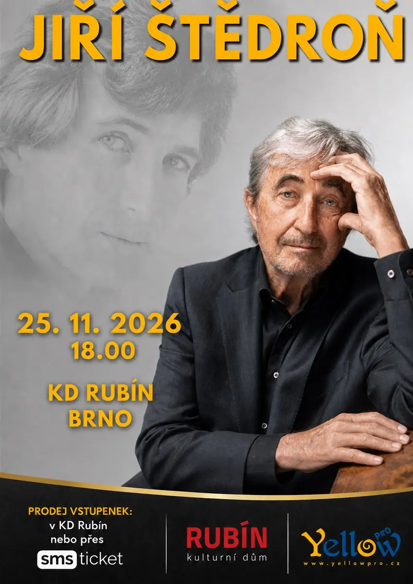 Концерт Йіржи Штедроня — KD Rubín, Брно