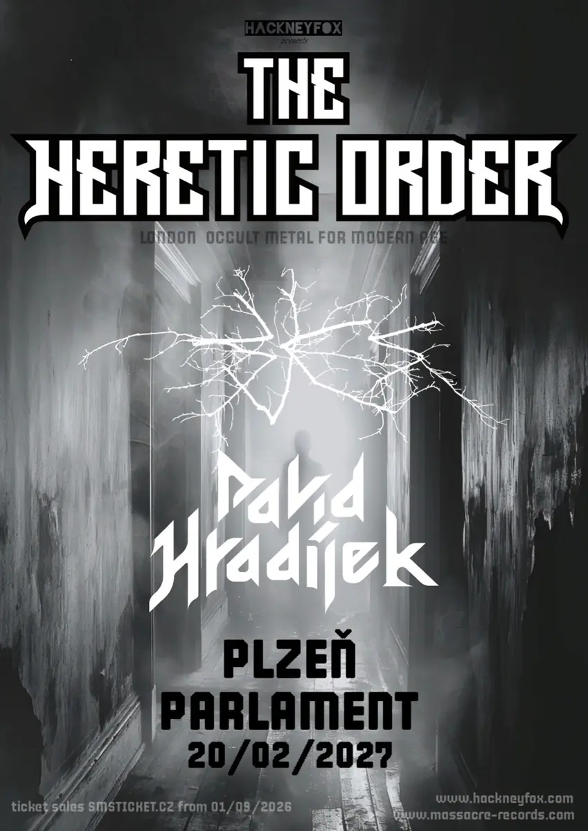 The Heretic Order (UK) & David Hradílek Band & Bjes — Parlament, Pilsen