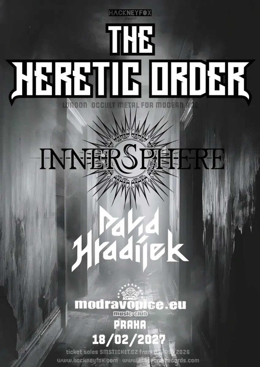 The Heretic Order (UK) & Innersphere & David Hradílek Band — Modrá Vopice, Prague