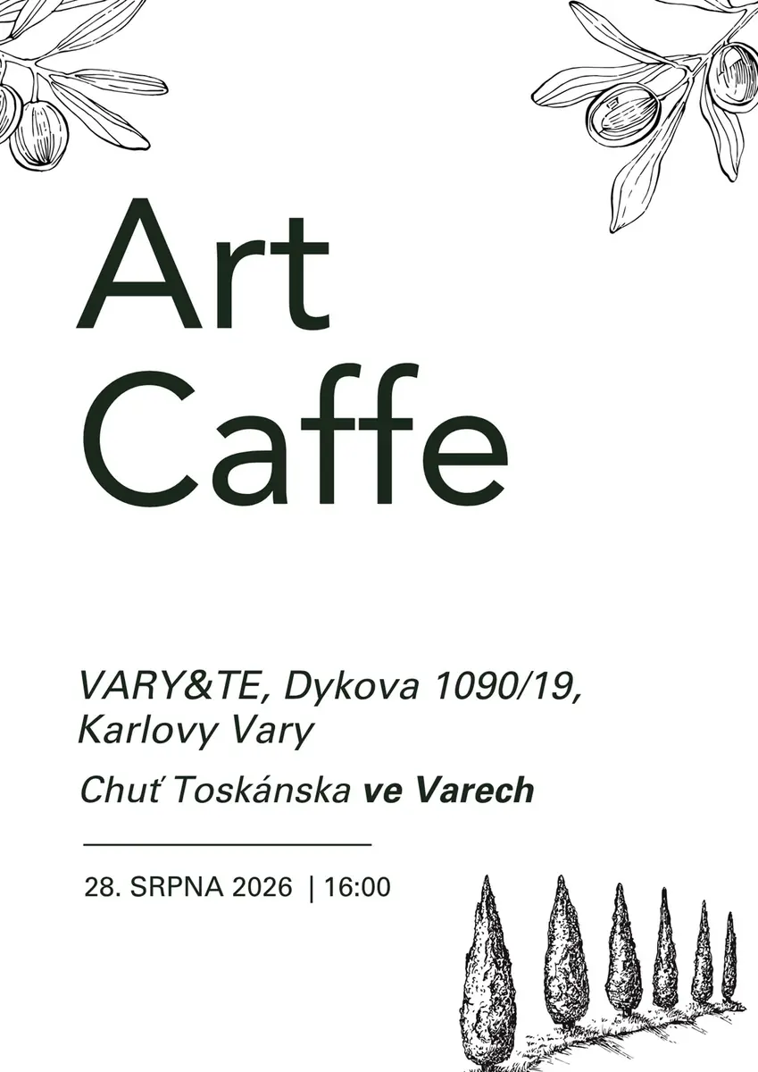 Taste of Tuscany: Art Caffee in Karlovy Vary — Kulturní a kreativní centrum VARY&TE, Karlovy Vary