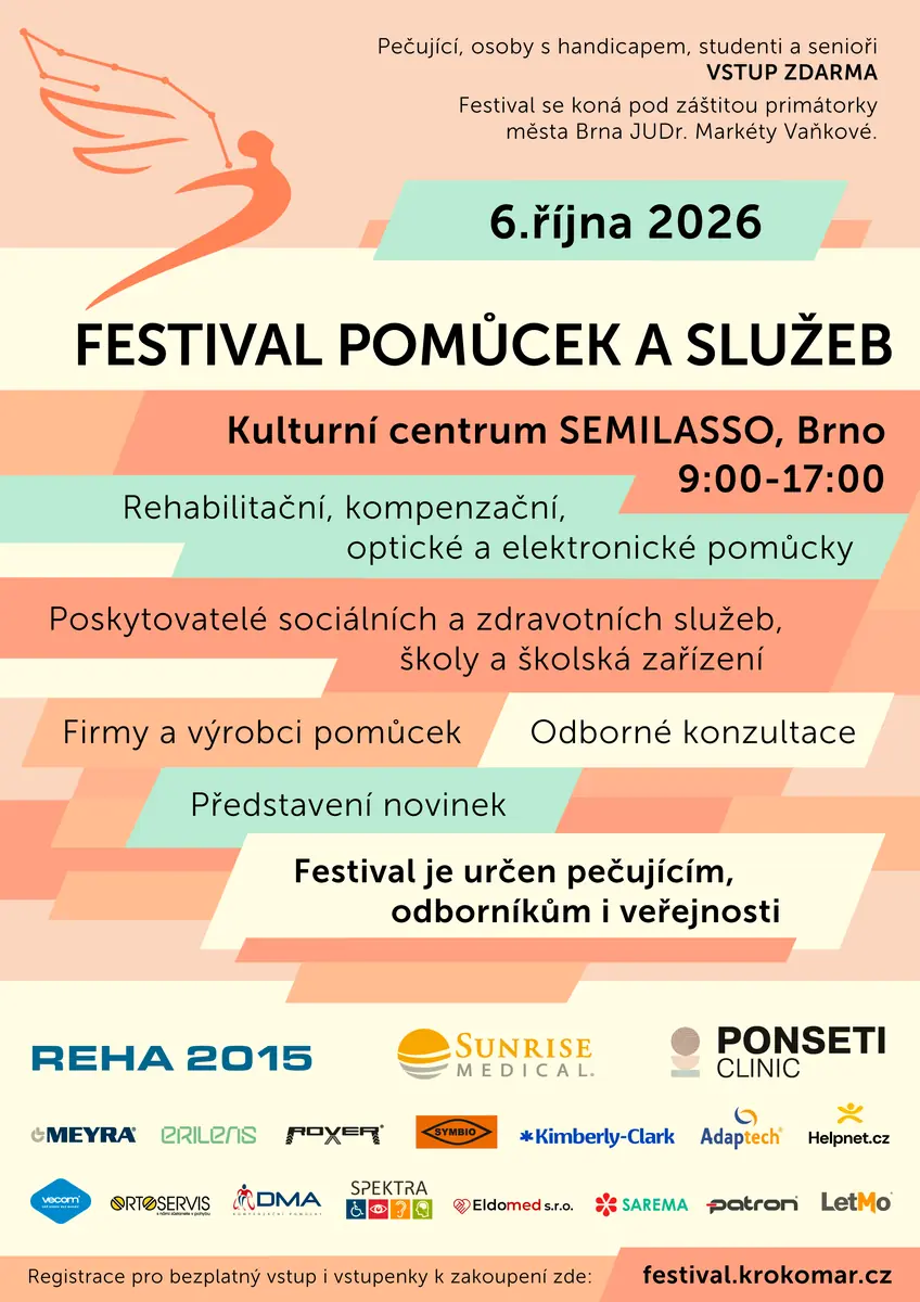 Festival der Hilfsmittel und Dienstleistungen 2026 — Bosonohy, Brünn