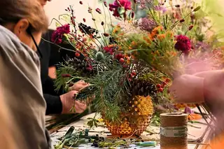 Květiny a sklo – floristický workshop s Klárou Franc Vavříkovou