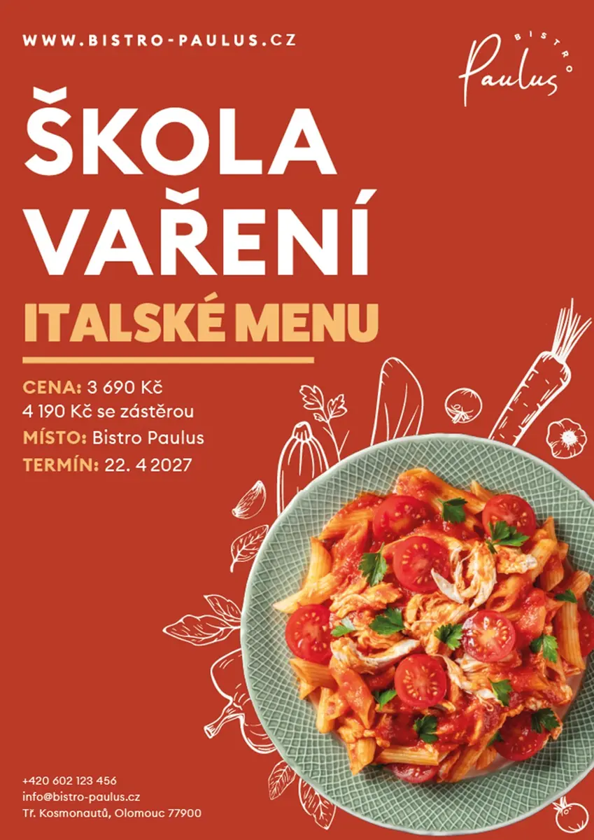Kochschule mit Roman Paulus - Italienisches Menü — Bistro Paulus, Olmütz