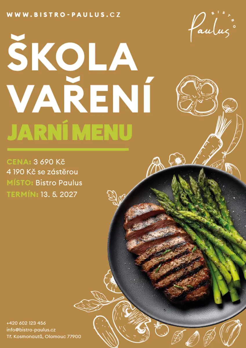Kochschule mit Roman Paulus - Frühjahrsmenü — Bistro Paulus, Olmütz