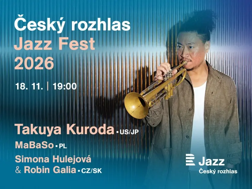 Český rozhlas Jazz Fest 2026 Takuya Kuroda MaBaSo Simona Hulejová & Robin Galia — Jazz Dock, Прага